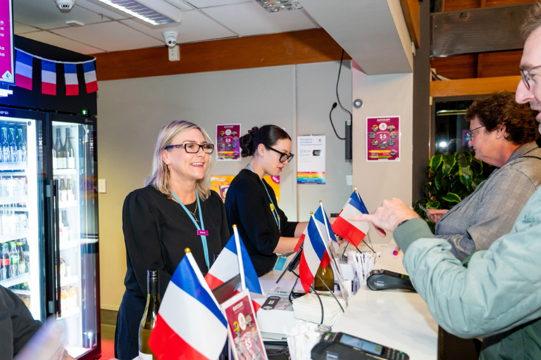 Eating and drinking counter at Baycourt
